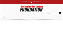 Tablet Screenshot of cdsfoundation.net